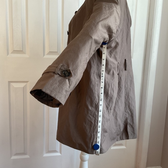 Women’s Style & Co. Light Weight Trench Coat, SZ L - Picture 8 of 14
